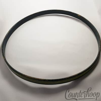 Leedy 18"Silver Sparkle 1Ply Maple Wood Hoop/Rim Bass Drum/Floor Tom Bop Jazz40s image 7