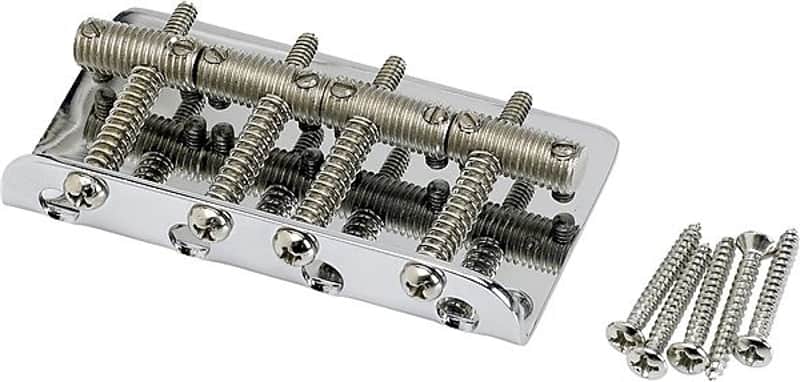 Fender 099-0804-100 Pure Vintage Jazz/Precision Bass Bridge Assembly image 1
