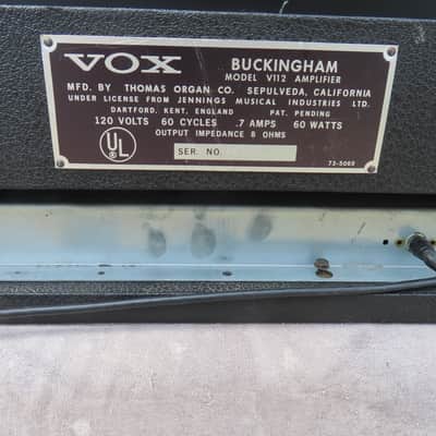 VOX 1966 BUCKINGHAM V-112 HEAD CLEAN ORIGINAL TECH SERVICED TONE! image 10