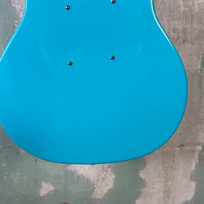 Danelectro 59M NOS Double Cutaway 2010s - Baby Come Back Blue image 10