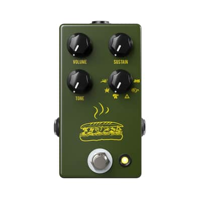 New JHS Muffuletta Army Green Fuzz Guitar Effects Pedal image 1