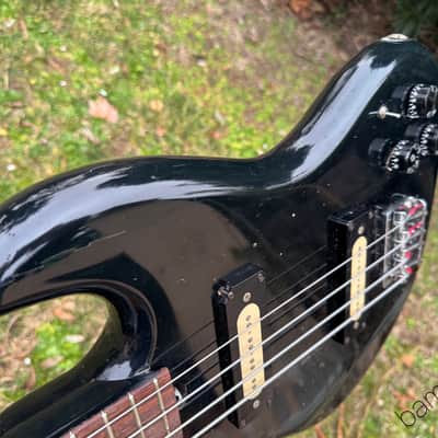 1982 EKO BB 55 Bass - Version 1017 - All Black with Matching Headstock image 11