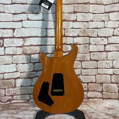 PRS Studio Wood Library Flame Charcoal Natural Mahagony Back image 7