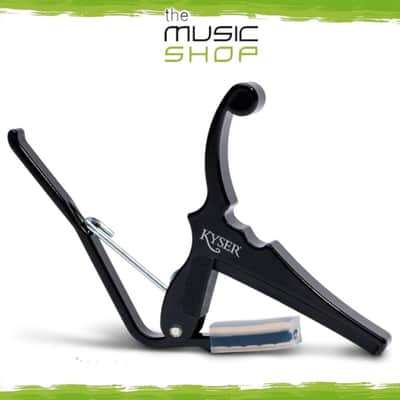Kyser Quick Change Electric Guitar Capo, Black - KGEBA image 1