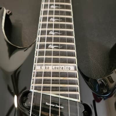 ESP Kiko Loureiro Signature Electric Guitar 2009 MIJ Black Excellent Condition W/Case image 14