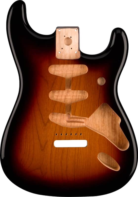 Fender Classic Series 60's Stratocaster SSS Alder Body Vintage Bridge Mount, 3-Color Sunburst image 1