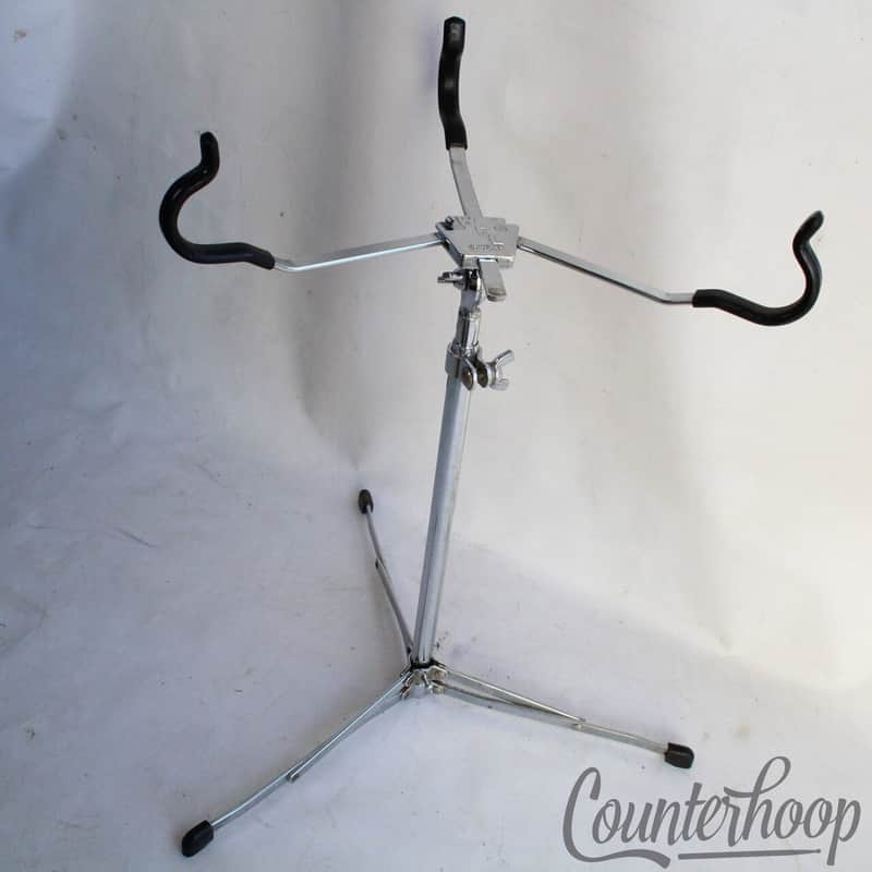 *Ludwig WFL Flat-Base Snare Drum Stand Chrome Flush Chicago Vintage 50s Chrome* image 1