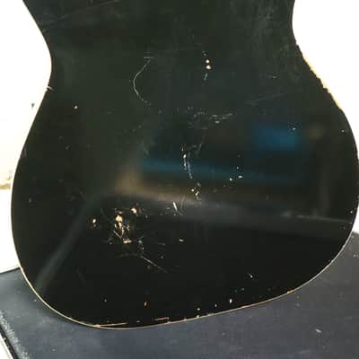 Silvertone 1420 Vintage Stratotone Black Electric Guitar image 25