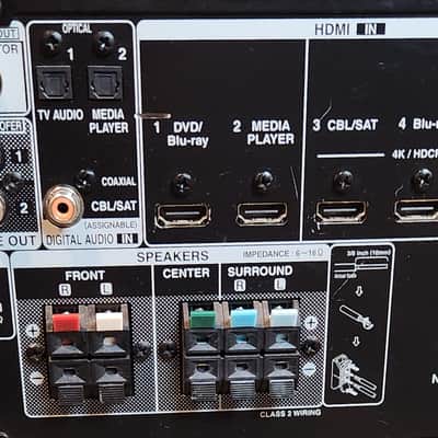 Denon Denon AVR-S510BT 5.2-channel AV receiver 2000 - Black image 8