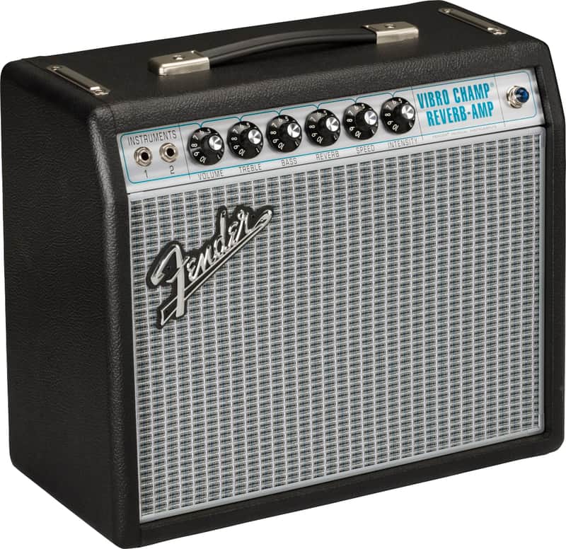 Fender '68 Custom Vibro Champ® Reverb, 120V 5 Watt Guitar Tube Amp 2279000000 image 1