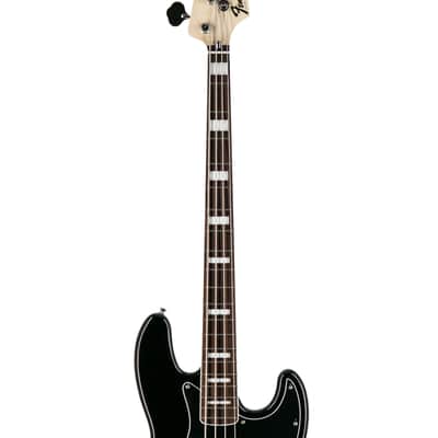 Fender FSR Collection Traditional 70s Jazz Bass Guitar, Maple FB, Black image 5