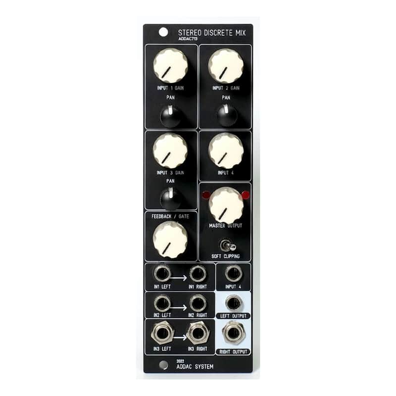 ADDAC 713 Stereo Discrete Mixer Eurorack Module (ADDAC 713) image 1