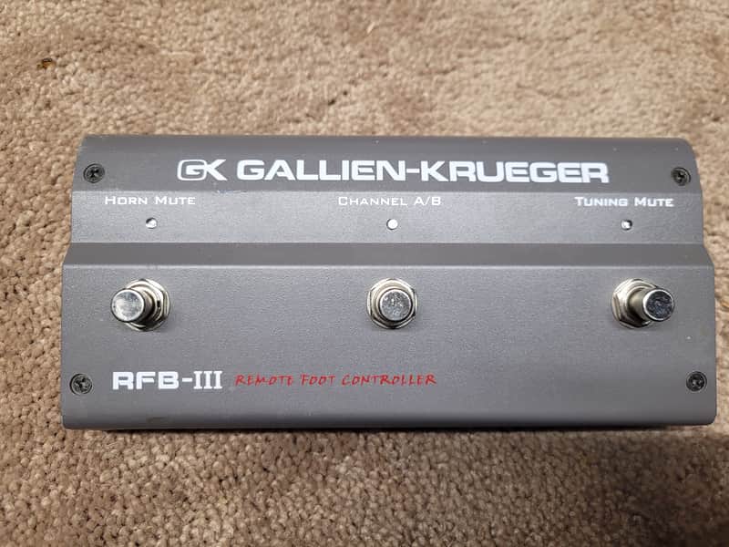 Gallien-Krueger RFB-3 Foot Controller ( for 2201RB head) 90's - grey image 1