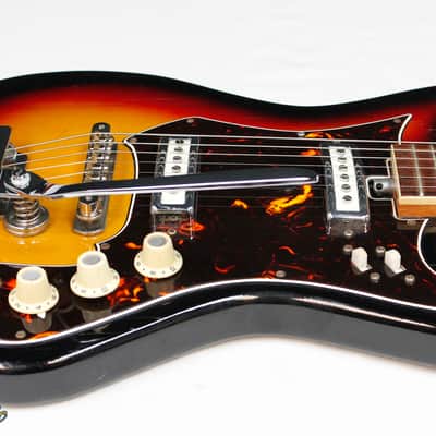 Vintage 1960's Silvertone Electric Guitar, Sears & Roebuck w/GB! FUNKY!! #37823 image 7