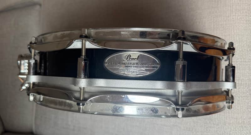 Pearl Free Floating System Snare 14x3.5 (FS1435C/B) - Black image 1