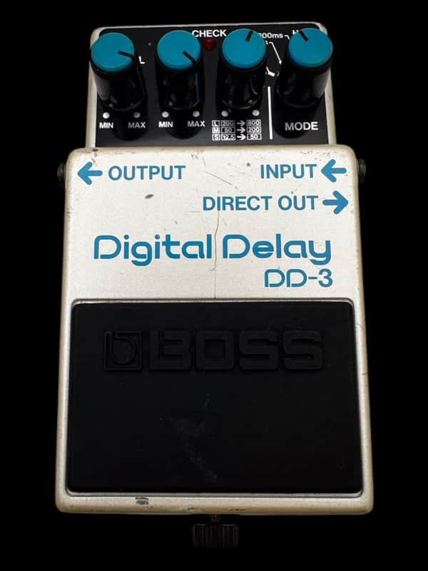 Boss DD-3 Digital Delay with Long Chip - White X5514 image 1