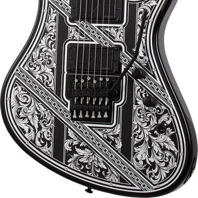 Schecter Avenger FR Przym Palladium - Gloss Black (922) image 2