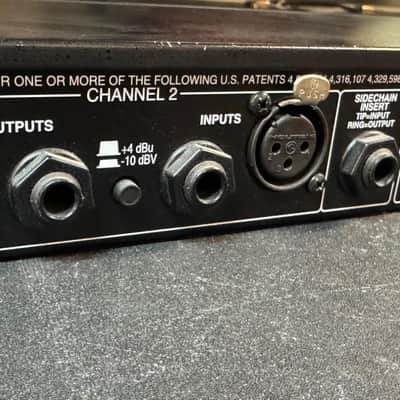 DBX 166XL Compressor/Limiter/Gate 2-Channel Rack Unit (Used) image 5