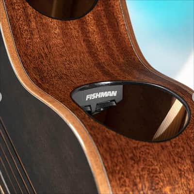 Cort Masterpiece Series Modern Black Acoustic-Electric Guitar - Stunning Trans Black Gloss Finish w/ Case image 6