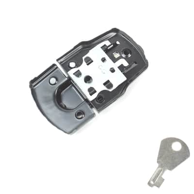 Drawbolt Closure Latch for Guitar Case with Lock and key ,Black 45x72mm image 5