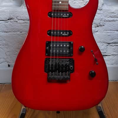 Charvel 375 Deluxe with Rosewood Fretboard 1989 - 1991 - Transparent Red image 1