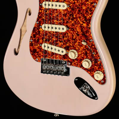 Fender American Professional II Stratocaster Thinline Rosewood Fingerboard Transparent Shell Pink (678) image 1