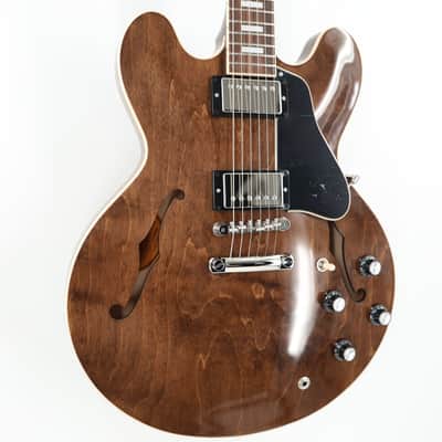 Gibson ES-335 60s Semi-Hollow Guitar w/ Hardshell Case - Dark Walnut image 3