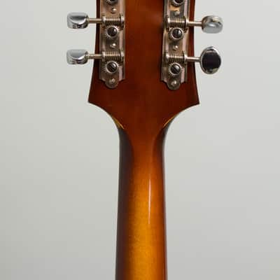 Harmony  H-35 Hollow Body Electric Mandolin (1970), ser. #1979H35, black gig bag case. image 6