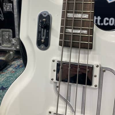 Eastwood Tom Hamilton's Aerosmith, Airline Map DLX  White "Dressing Room Bass" (#23) 2000s - White image 7