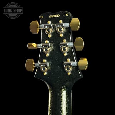 PRS Santana Retro 10 Top Sprayer's Choice Santana Yellow Gold Holoflake Back w/case 0415510 image 10