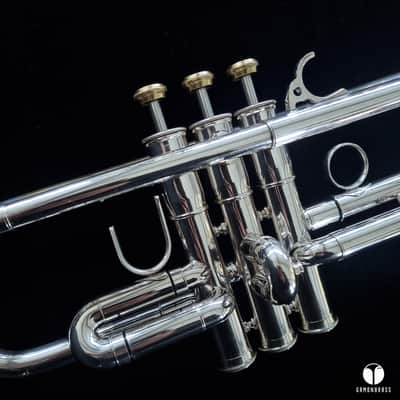 Large bore Courtois Paris PRESTIGE 301 C key trumpet case mouthpiece gamonbrass image 8