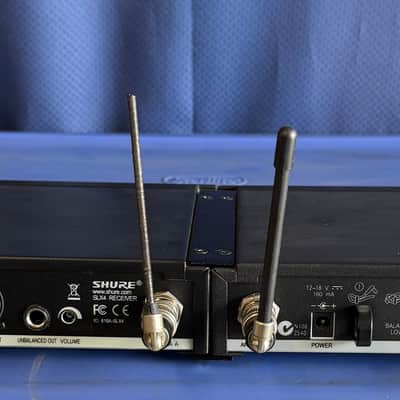 Shure Shure SLX Dual Wireless System – 2 SLX4 Receivers / SLX2 Beta 87A & Beta 58A – H5 518-542 MHz image 2