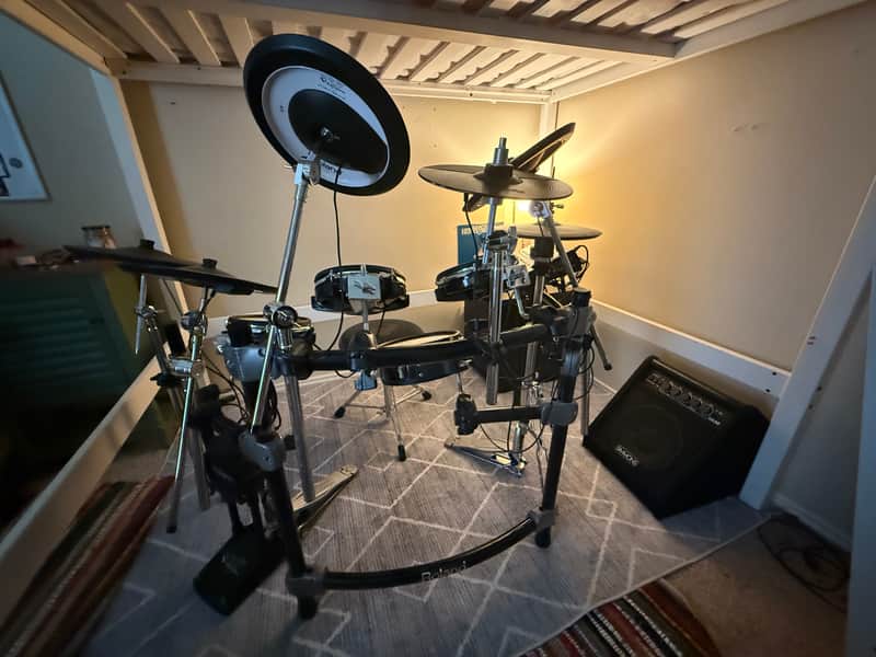 Roland V Drum Set TD-12 2007-2012 - Black and White image 1