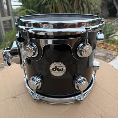 DW Collectors Piano Black Maple 10 x 9 Tom Drum Collector's - EXCELLENT image 3
