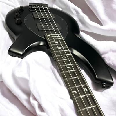 Ernie Ball Music Man Bongo 4 String HH, Stealth / Ebony image 7