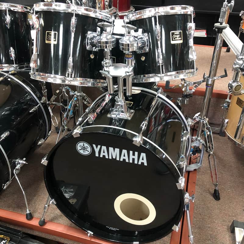 Yamaha Stage Custom Drum Kit (Mid ‘90s) - Black image 1