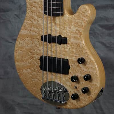 Lakland 55-94 Deluxe Exotic 2017 Natural Birds Eye Maple image 1