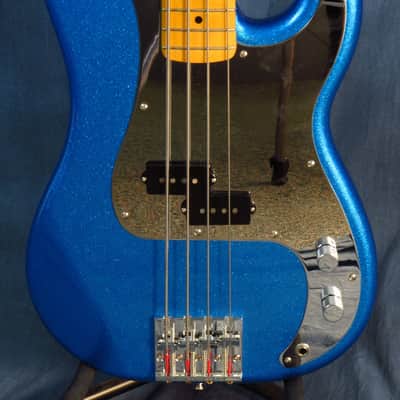 Fender MIJ Steve Harris Precision Bass Royal Blue Metallic - Demo/Clearance! image 1