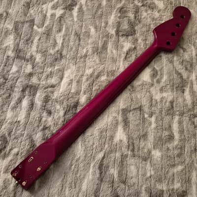 Vintage Fresher Refined Series FRS MIJ Bass Neck - 80s - Candy Apple Red - 20 Frets - Rosewood & Maple - Precision / Jazz Bass Neck - Japan image 6
