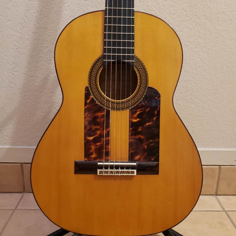 Anselmo Solar Gonzalez Anselmo Solar Gonzalez flamenco guitar - Santos Hernandez/Marcelo Barbero style 1964 - Top: German spruce with new golpe plates. Sides and Back: Cypress Neck: Mahogany Fingerboard: Ebony image 1