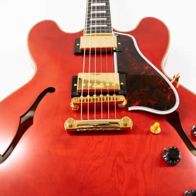 Epiphone 1959 ES-355 Semi-hollowbody Electric Guitar - Cherry Red image 3