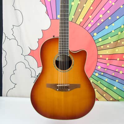 Used Ovation CC245 12 string Acoustic-Electric Guitar, Hard Case image 3