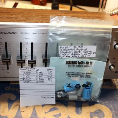 Restored Realistic  5 band Graphic Equalizer 31-1987 (9) with original box image 17