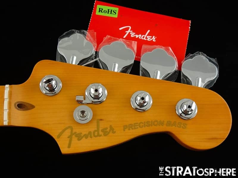Fender American Ultra II Precision P BASS NECK + TUNERS USA Modern image 1