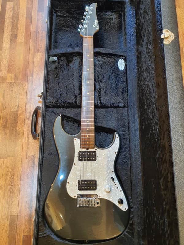 2000 Suhr Standard Stratocaster Strat HH Black Charcoal Pearl image 1