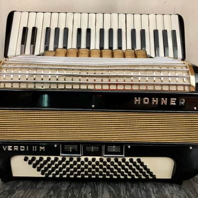 Hohner Accordion Verdi II M - 96 Bass Black image 2