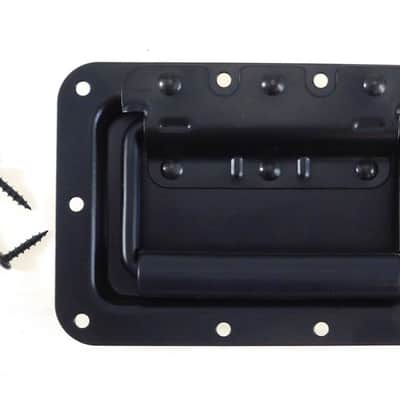 PROCRAFT TYH-04K Spring Loaded BLACK Recessed Case Handle w/Screws image 1