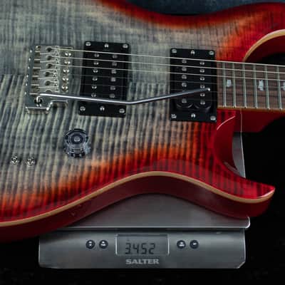 PRS SE Custom 24-08 Charcoal Cherryburst ~ Secondhand image 5