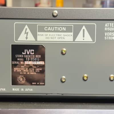 JVC TD-X501 Stereo Cassette Deck – Tested, Serviced, Working- image 9