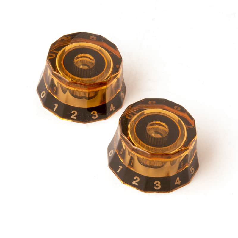 PRS  Lampshade Knobs - Amber - Set of 2 image 1